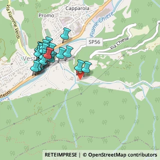 Mappa Via Gorgone, 25078 Vestone BS, Italia (0.525)