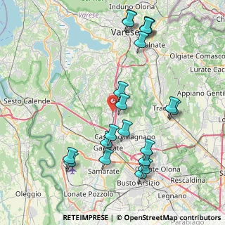 Mappa Via Dante, 21040 Jerago con Orago VA, Italia (8.98)
