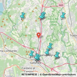 Mappa Via Dante, 21040 Jerago con Orago VA, Italia (5.04091)