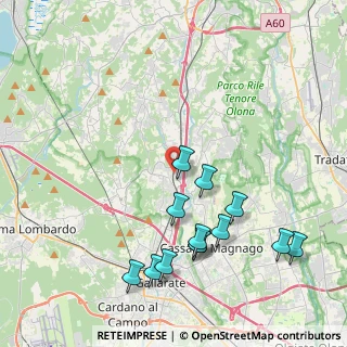 Mappa Via Dante, 21040 Jerago con Orago VA, Italia (4.44231)