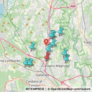 Mappa Via Dante, 21040 Jerago con Orago VA, Italia (3.08545)