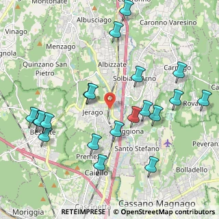 Mappa Via Dante, 21040 Jerago con Orago VA, Italia (2.3095)