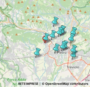 Mappa Via delle Fosse, 24030 Mapello BG, Italia (3.16571)