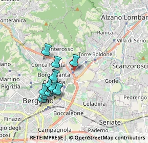 Mappa Via Calzecchi Onesti, 24124 Bergamo BG, Italia (1.72154)