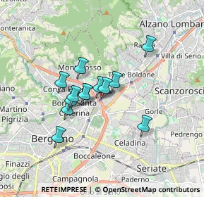 Mappa Via Calzecchi Onesti, 24124 Bergamo BG, Italia (1.25615)