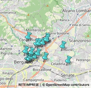 Mappa Via Calzecchi Onesti, 24124 Bergamo BG, Italia (1.50118)