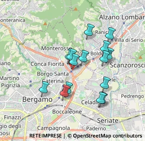 Mappa Via Calzecchi Onesti, 24124 Bergamo BG, Italia (1.524)