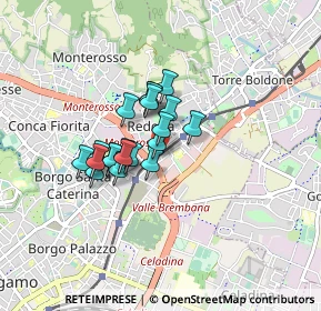 Mappa Via Calzecchi Onesti, 24124 Bergamo BG, Italia (0.558)