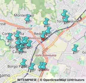 Mappa Via Calzecchi Onesti, 24124 Bergamo BG, Italia (1.1045)