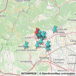 Mappa Via S. Maria Maddalena, 36016 Thiene VI, Italia (7.25167)