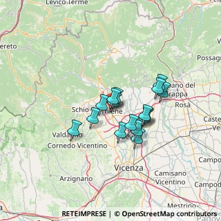 Mappa Via S. Maria Maddalena, 36016 Thiene VI, Italia (9.6325)