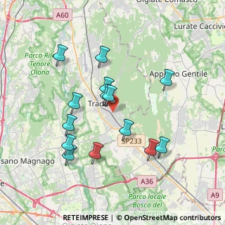 Mappa Piazzale Roma, 21100 Varese VA, Italia (3.52286)