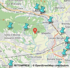 Mappa Unnamed Road, 24030 Mapello BG, Italia (3.04333)