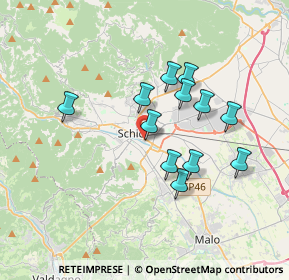 Mappa Via Venezia civico, 36015 Schio VI, Italia (3.01417)