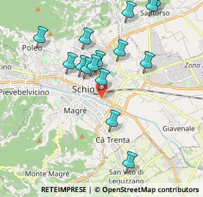 Mappa Via Venezia civico, 36015 Schio VI, Italia (1.93533)
