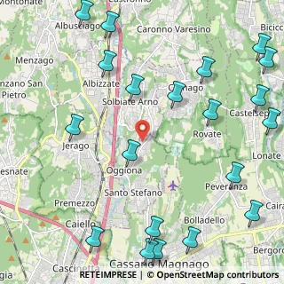 Mappa Via del Laghetto, 21040 Oggiona Con Santo Stefano VA, Italia (3.0135)