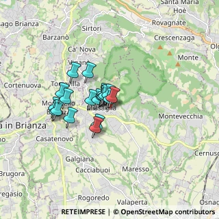 Mappa Via Giuseppe Garibaldi, 23873 Missaglia LC, Italia (1.0885)