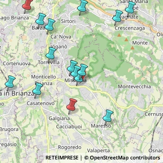 Mappa Via Giuseppe Garibaldi, 23873 Missaglia LC, Italia (2.44667)