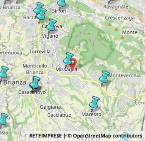 Mappa Via Giuseppe Garibaldi, 23873 Missaglia LC, Italia (3.2)