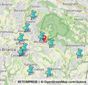 Mappa Via Giuseppe Garibaldi, 23873 Missaglia LC, Italia (2.17909)