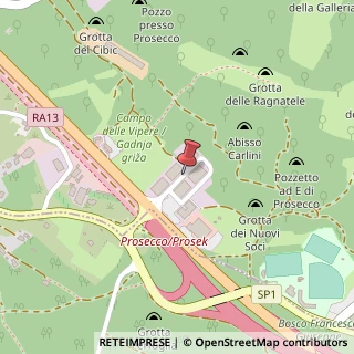 Mappa Località Prosecco Stazione, 29, 34010 Sgonico, Trieste (Friuli-Venezia Giulia)