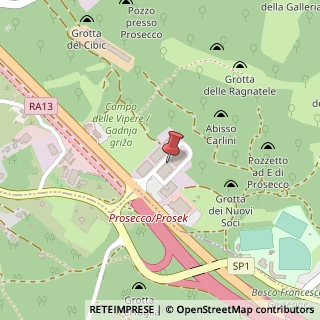 Mappa Località Prosecco Stazione, 29/e, 34010 Sgonico, Trieste (Friuli-Venezia Giulia)