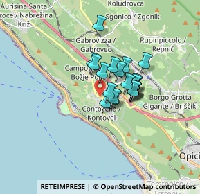 Mappa SP1 43-13, 34151 Trieste TS, Italia (1.0385)