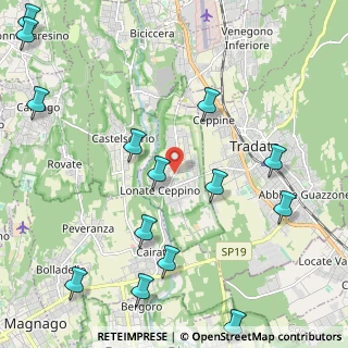 Mappa 21050 Lonate Ceppino VA, Italia (2.82857)