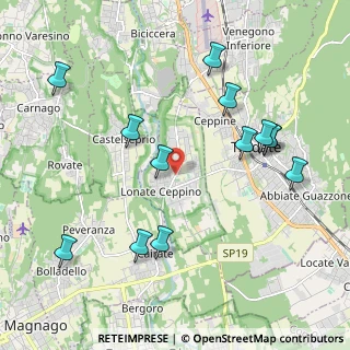 Mappa 21050 Lonate Ceppino VA, Italia (2.22308)