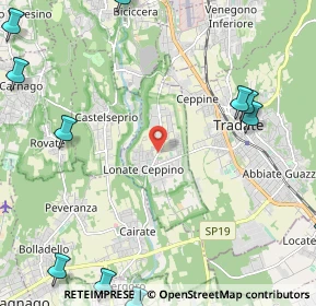 Mappa 21050 Lonate Ceppino VA, Italia (3.47083)