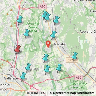 Mappa 21050 Lonate Ceppino VA, Italia (4.915)