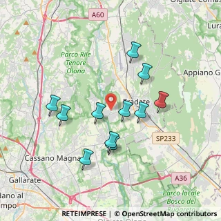 Mappa 21050 Lonate Ceppino VA, Italia (3.33364)