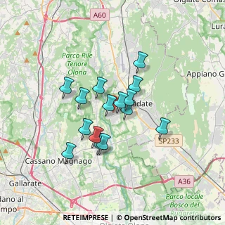 Mappa 21050 Lonate Ceppino VA, Italia (2.60533)