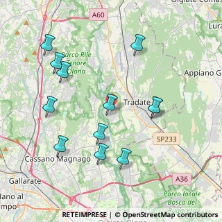 Mappa 21050 Lonate Ceppino VA, Italia (4.17333)
