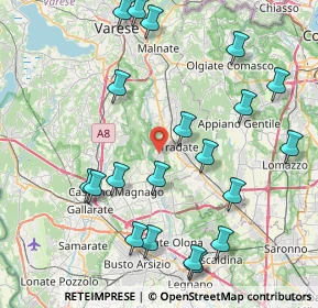 Mappa 21050 Lonate Ceppino VA, Italia (9.348)