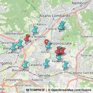 Mappa Via Gorizia, 24020 Gorle BG, Italia (1.908)