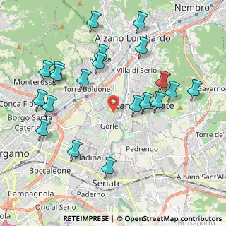 Mappa Via Gorizia, 24020 Gorle BG, Italia (2.253)
