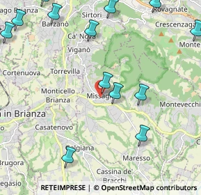 Mappa Via Conciliazione, 23873 Missaglia LC, Italia (2.945)