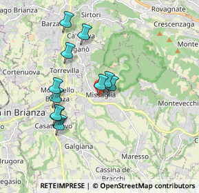 Mappa Piazza Libertà, 23873 Missaglia LC, Italia (1.6)