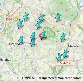 Mappa Via Conciliazione, 23873 Missaglia LC, Italia (3.47333)