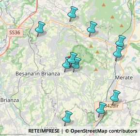 Mappa Piazza Libertà, 23873 Missaglia LC, Italia (4.10273)