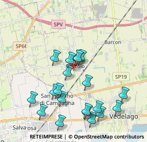 Mappa Via Boscalto, 31050 Vedelago TV, Italia (1.9835)