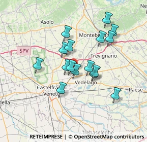Mappa Via Boscalto, 31050 Vedelago TV, Italia (5.84625)