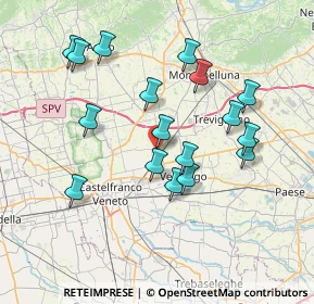 Mappa Via Boscalto, 31050 Vedelago TV, Italia (7.05765)