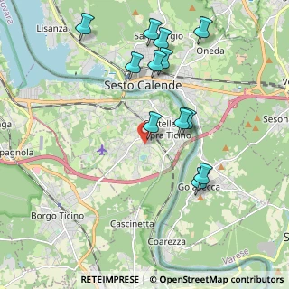 Mappa Via Montale, 28053 Castelletto sopra Ticino NO, Italia (2.0775)