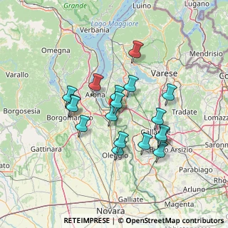 Mappa Via Eugenio Montale, 28053 Castelletto sopra Ticino NO, Italia (11.89167)