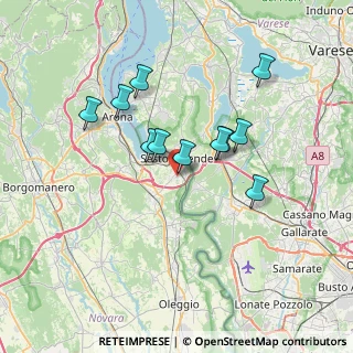 Mappa Via Montale, 28053 Castelletto sopra Ticino NO, Italia (5.98636)