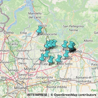 Mappa Via Cesare Cantù, 23898 Imbersago LC, Italia (10.866)