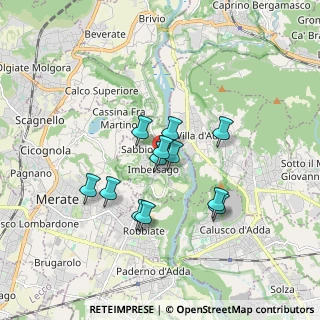 Mappa Via Cesare Cantù, 23898 Imbersago LC, Italia (1.3525)