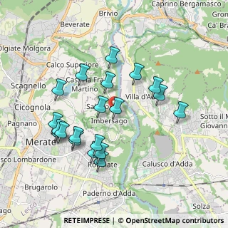 Mappa Via Cesare Cantù, 23898 Imbersago LC, Italia (1.8065)